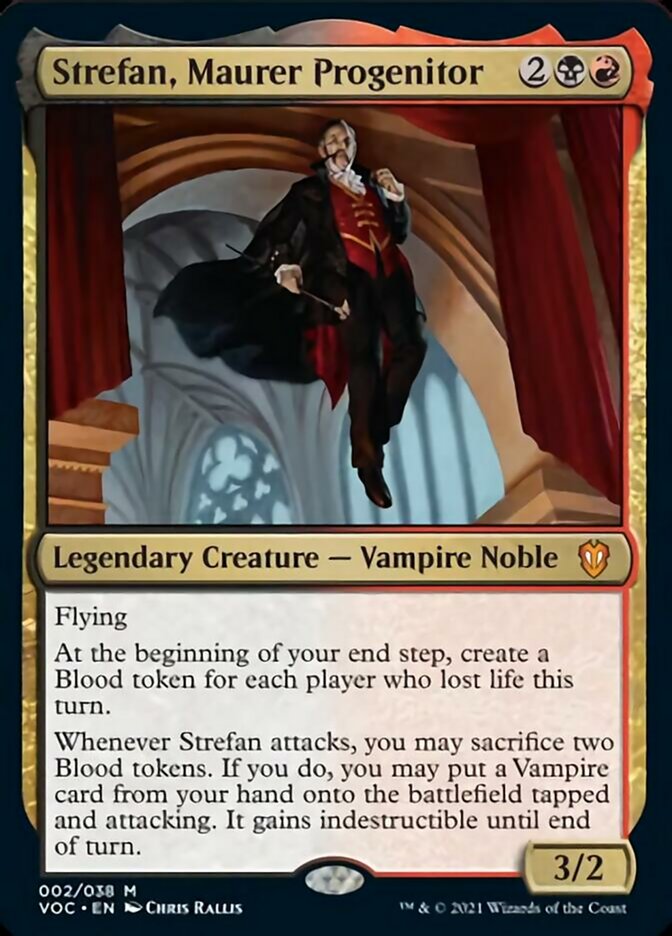 Strefan, Maurer Progenitor (Display Commander) [Innistrad: Crimson Vow Commander] | The Time Vault CA