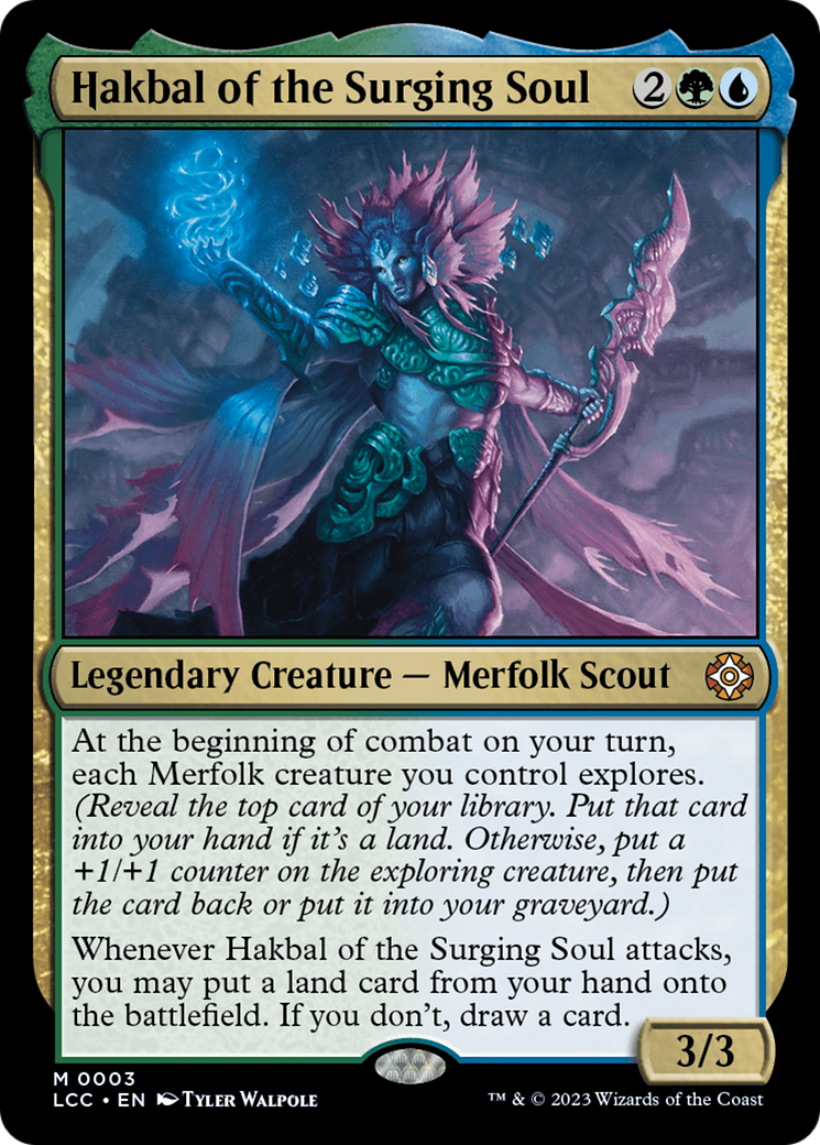 Hakbal of the Surging Soul [The Lost Caverns of Ixalan Commander] | The Time Vault CA