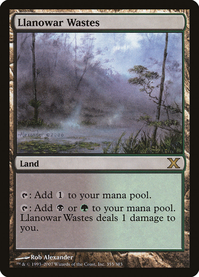 Llanowar Wastes [Tenth Edition] | The Time Vault CA