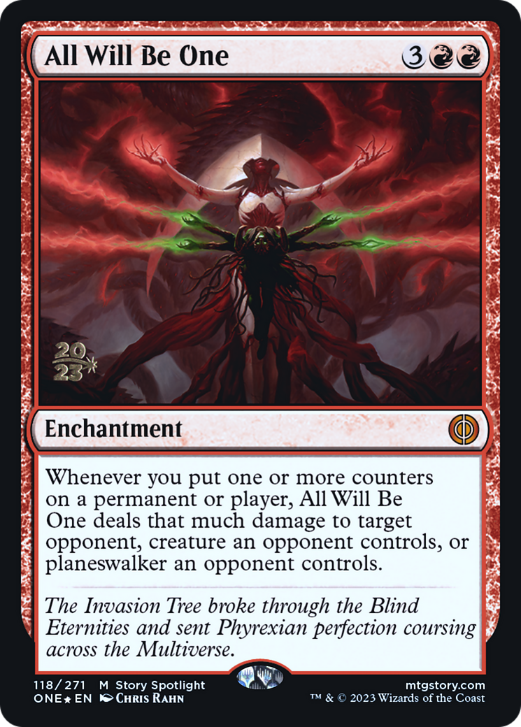 All Will Be One [Phyrexia: All Will Be One Prerelease Promos] | The Time Vault CA