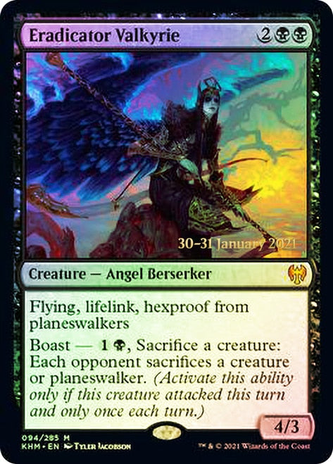 Eradicator Valkyrie  [Kaldheim Prerelease Promos] | The Time Vault CA