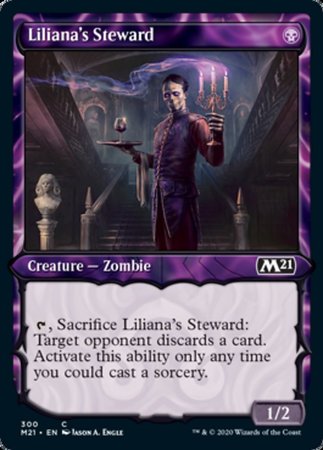 Liliana's Steward (Showcase) [Core Set 2021] | The Time Vault CA