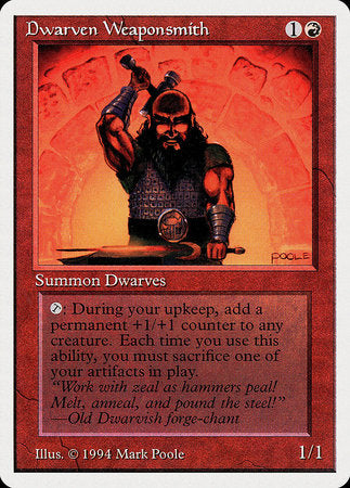 Dwarven Weaponsmith [Summer Magic / Edgar] | The Time Vault CA