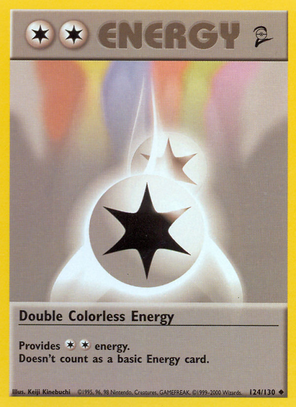 Double Colorless Energy (124/130) [Base Set 2] | The Time Vault CA