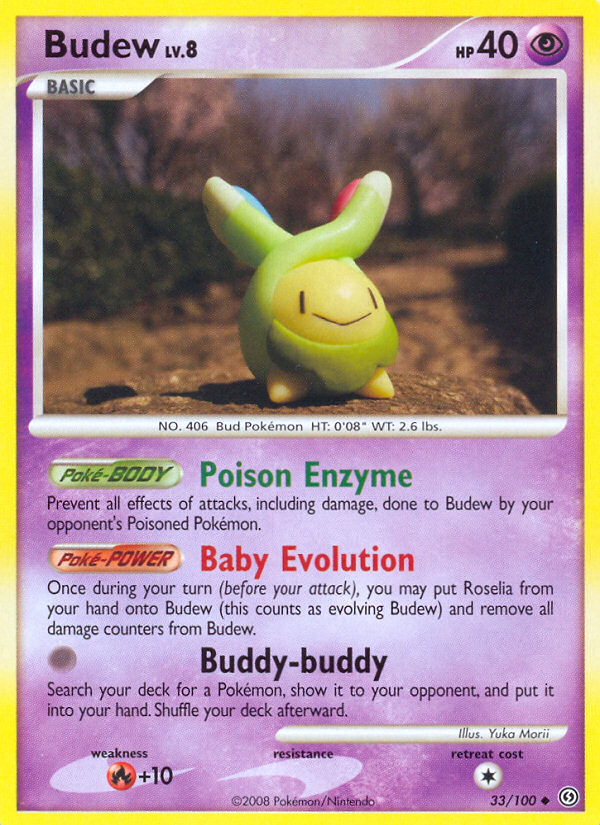 Budew (33/100) [Diamond & Pearl: Stormfront] | The Time Vault CA