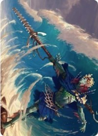 Tazeem Roilmage Art Card [Zendikar Rising Art Series] | The Time Vault CA