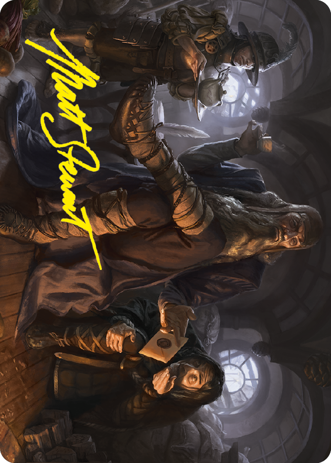 Sharkey, Tyrant of the Shire Art Card (Gold-Stamped Signature) [The Lord of the Rings: Tales of Middle-earth Art Series] | The Time Vault CA