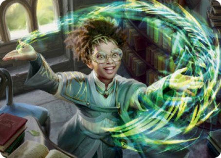 Eureka Moment Art Card [Strixhaven: School of Mages Art Series] | The Time Vault CA