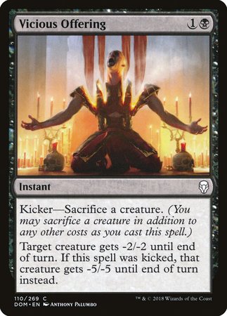 Vicious Offering [Dominaria] | The Time Vault CA