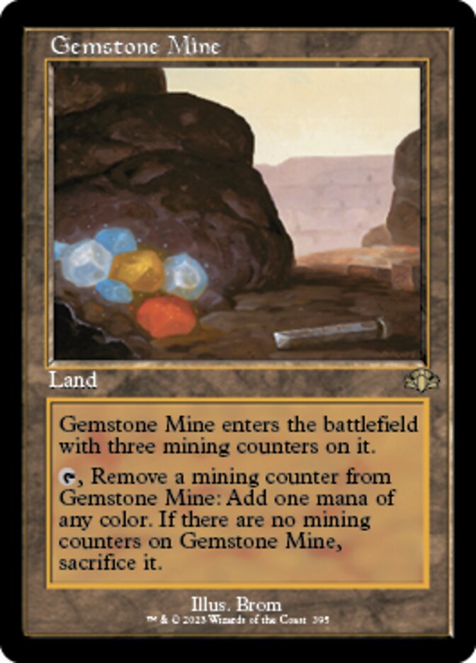 Gemstone Mine (Retro) [Dominaria Remastered] | The Time Vault CA