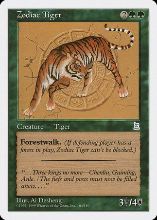 Zodiac Tiger [Portal Three Kingdoms] | The Time Vault CA