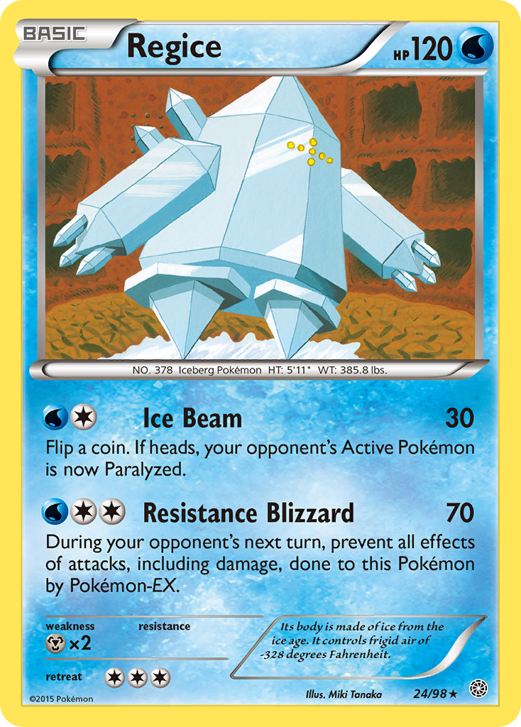 Regice (24/98) [XY: Ancient Origins] | The Time Vault CA