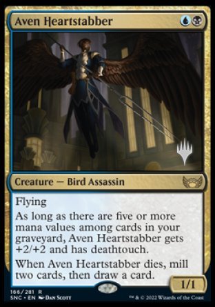 Aven Heartstabber (Promo Pack) [Streets of New Capenna Promos] | The Time Vault CA