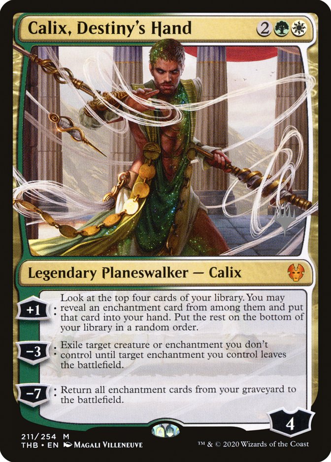 Calix, Destiny's Hand (Promo Pack) [Theros Beyond Death Promos] | The Time Vault CA