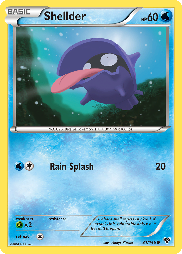 Shellder (31/146) [XY: Base Set] | The Time Vault CA