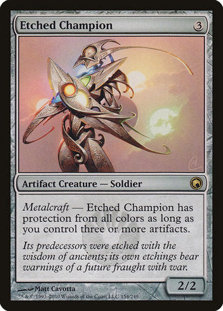 Etched Champion [Scars of Mirrodin] | The Time Vault CA