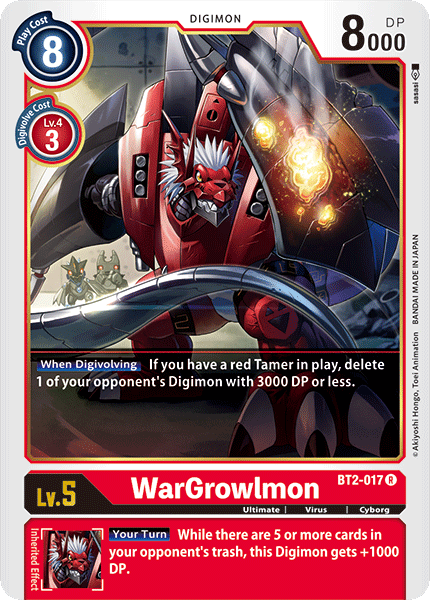 WarGrowlmon [BT2-017] [Release Special Booster Ver.1.0] | The Time Vault CA