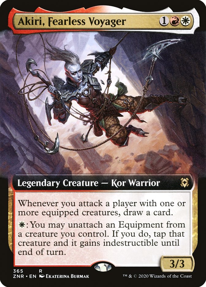 Akiri, Fearless Voyager (Extended Art) [Zendikar Rising] | The Time Vault CA