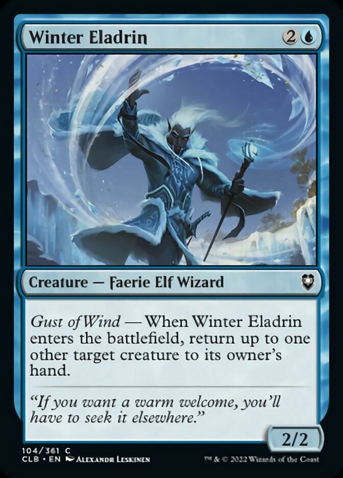 Winter Eladrin [Commander Legends: Battle for Baldur's Gate] | The Time Vault CA