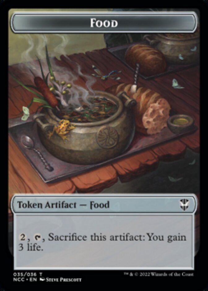 Food // Citizen Double-sided Token [Streets of New Capenna Commander Tokens] | The Time Vault CA