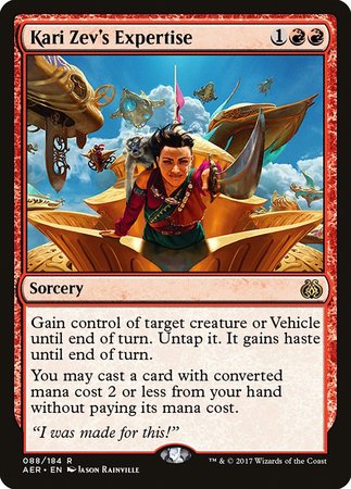 Kari Zev's Expertise [Aether Revolt] | The Time Vault CA