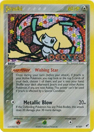 Jirachi (9/107) (Stamped) [EX: Deoxys] | The Time Vault CA