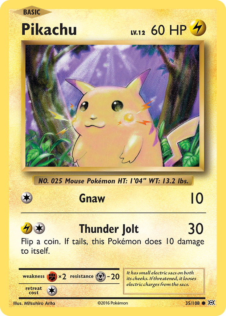 Pikachu (35/108) [XY: Evolutions] | The Time Vault CA