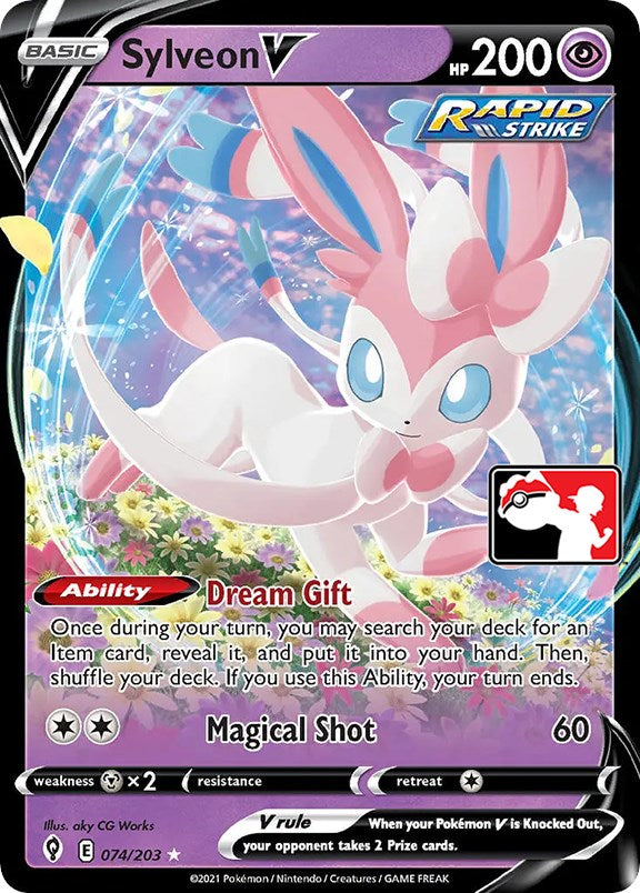 Sylveon V (074/203) [Prize Pack Series One] | The Time Vault CA