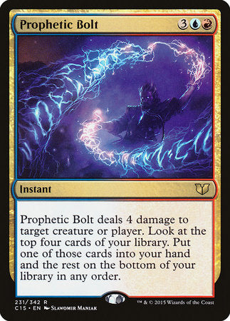 Prophetic Bolt [Commander 2015] | The Time Vault CA