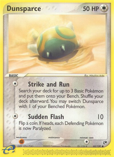 Dunsparce (60/100) [EX: Sandstorm] | The Time Vault CA