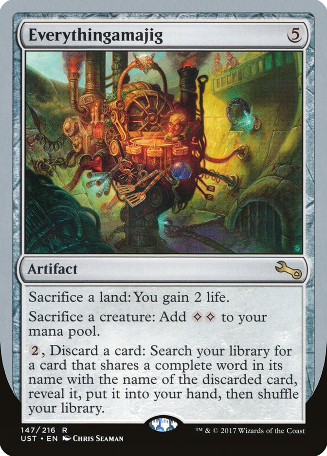 Everythingamajig ("Sacrifice a Land") [Unstable] | The Time Vault CA