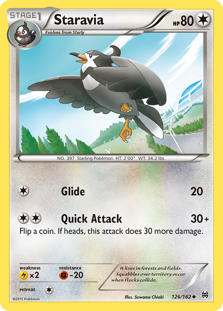 Staravia (126/162) [XY: BREAKthrough] | The Time Vault CA