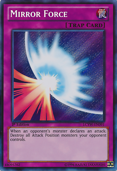 Mirror Force [LCYW-EN091] Secret Rare | The Time Vault CA