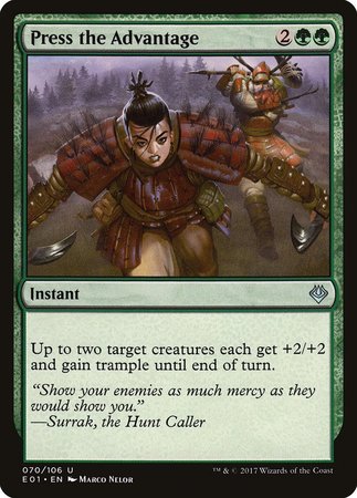 Press the Advantage [Archenemy: Nicol Bolas] | The Time Vault CA