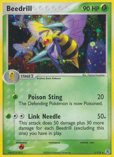 Beedrill (1/112) [EX: FireRed & LeafGreen] | The Time Vault CA