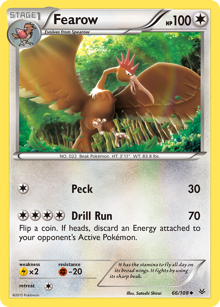 Fearow (66/108) [XY: Roaring Skies] | The Time Vault CA