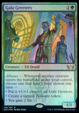 Gala Greeters [Streets of New Capenna Prerelease Promos] | The Time Vault CA