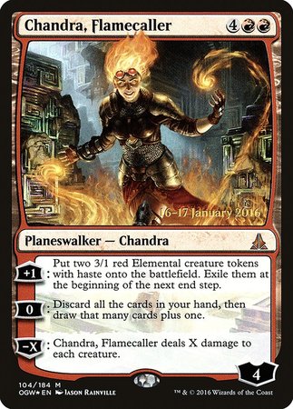 Chandra, Flamecaller [Oath of the Gatewatch Promos] | The Time Vault CA