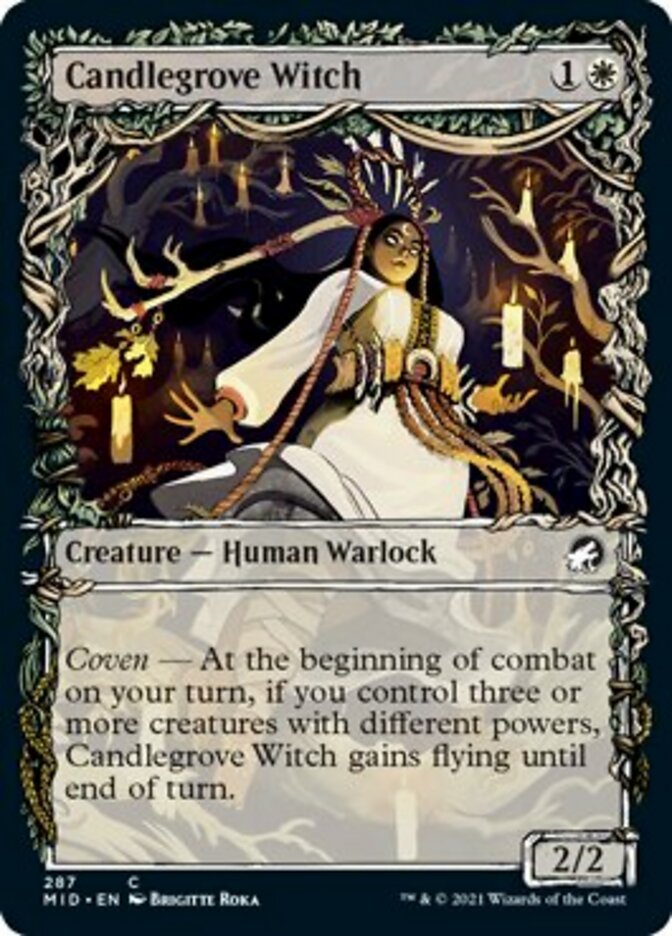 Candlegrove Witch (Showcase Equinox) [Innistrad: Midnight Hunt] | The Time Vault CA