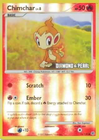 Chimchar (76/130) [Burger King Promos: 2008 Collection] | The Time Vault CA
