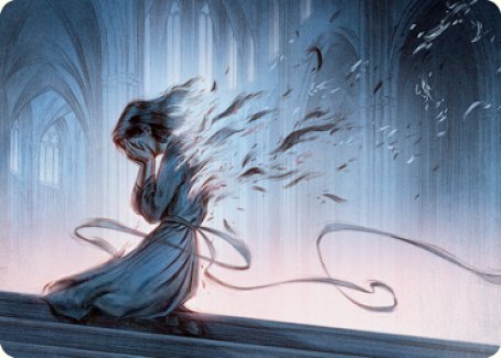 Fading Hope Art Card [Innistrad: Midnight Hunt Art Series] | The Time Vault CA