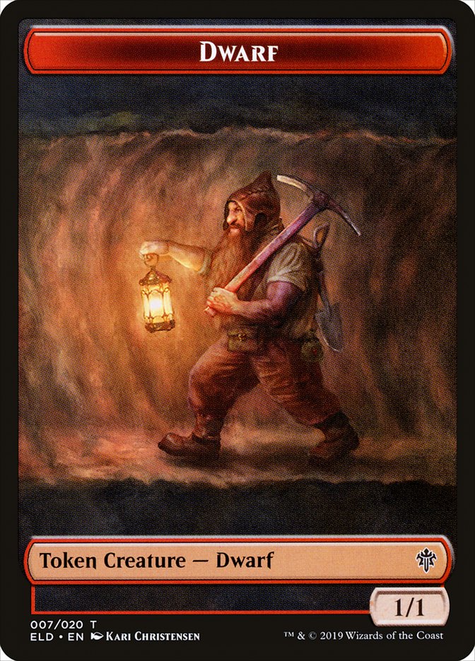 Dwarf [Throne of Eldraine Tokens] | The Time Vault CA