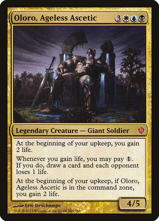 Oloro, Ageless Ascetic [Commander 2013] | The Time Vault CA