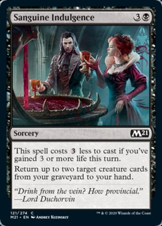 Sanguine Indulgence [Core Set 2021] | The Time Vault CA