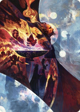 Urza's Command Art Card [The Brothers' War Art Series] | The Time Vault CA