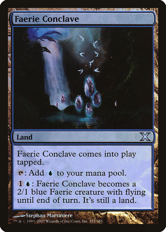 Faerie Conclave (Premium Foil) [Tenth Edition] | The Time Vault CA