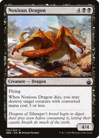 Noxious Dragon [Battlebond] | The Time Vault CA