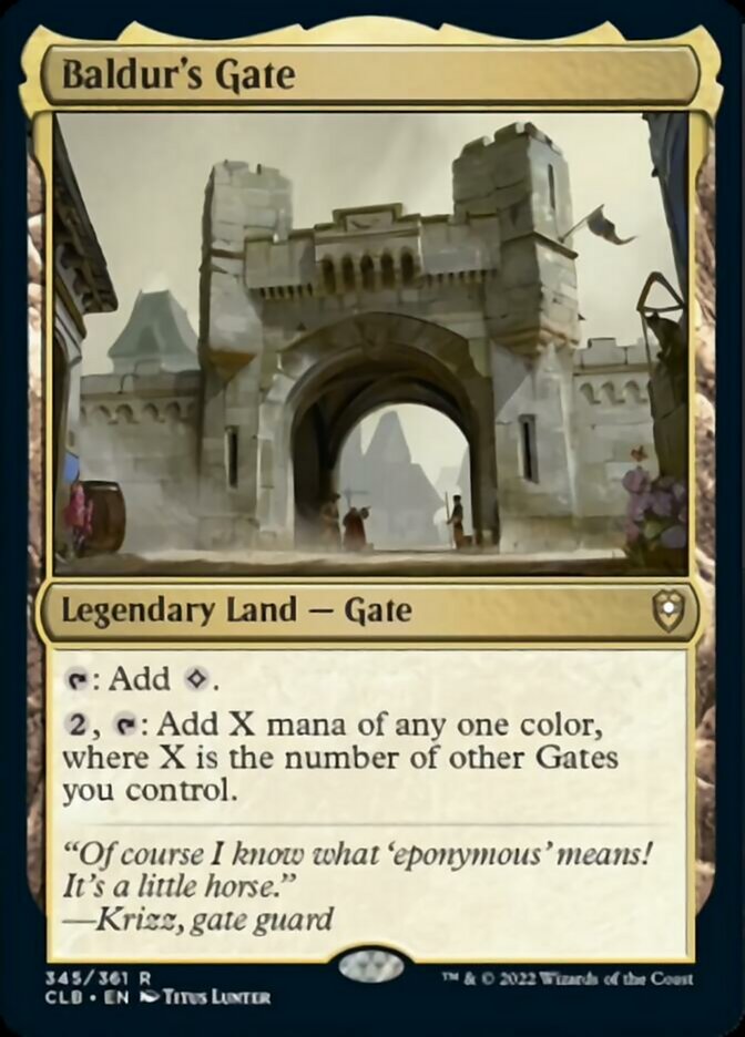 Baldur's Gate [Commander Legends: Battle for Baldur's Gate] | The Time Vault CA
