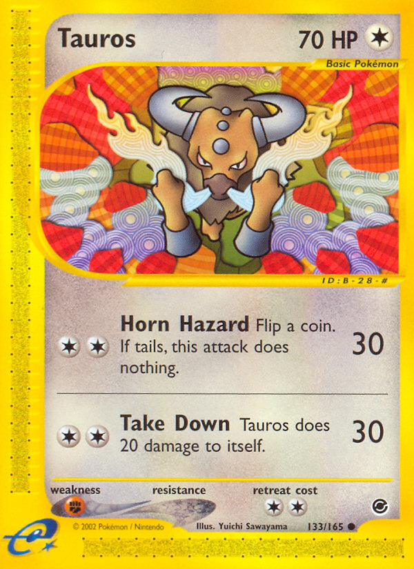 Tauros (133/165) [Expedition: Base Set] | The Time Vault CA