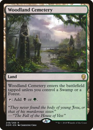 Woodland Cemetery [Dominaria Promos] | The Time Vault CA